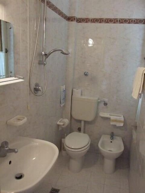 Rainfall showerhead, hair dryer, bidet, towels