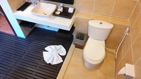 Villa Suite | Bathroom | Free toiletries, hair dryer, bathrobes, slippers