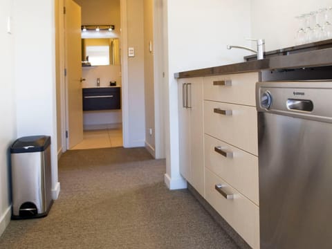 Two Bedroom Apartment | Bathroom | Free toiletries, hair dryer, heated floors, towels