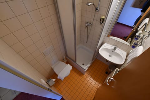 Single Room | Bathroom | Shower, free toiletries, hair dryer, towels