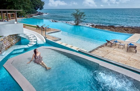 Indoor pool, outdoor pool