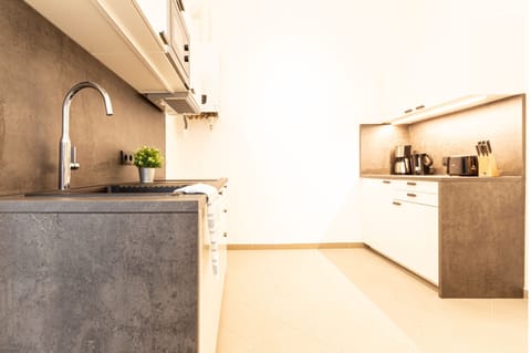 Studio | Private kitchen | Full-size fridge, microwave, stovetop, dishwasher