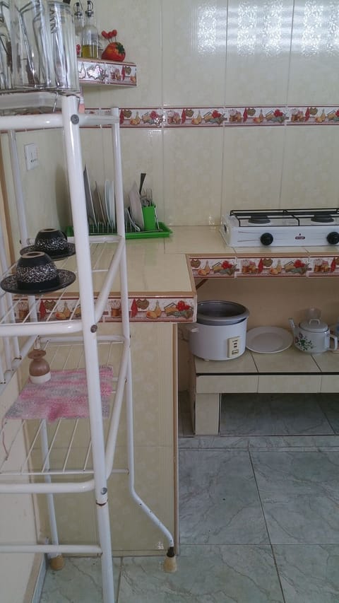 Standard Double Room, 1 Bedroom | Private kitchen | Fridge, microwave, oven, dishwasher