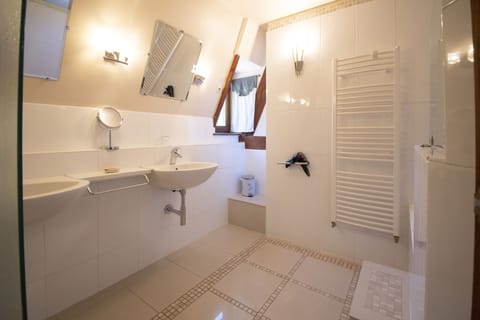 Double Room (L'Hirondelle) | Bathroom | Free toiletries, hair dryer, towels