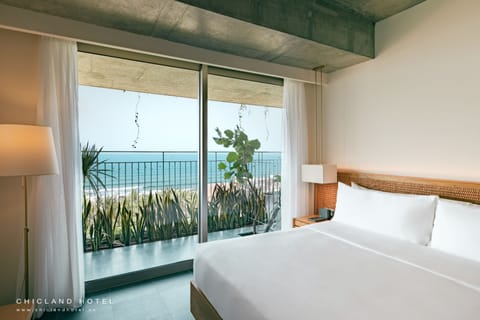 Deluxe Double Room, Balcony, Oceanfront | Beach/ocean view