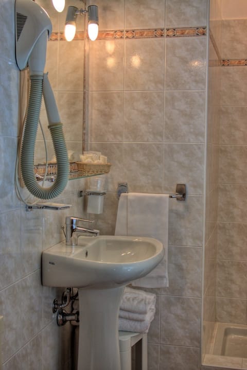 Free toiletries, hair dryer, bidet, towels