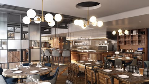 Breakfast, lunch and dinner served