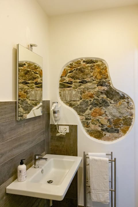 Double Room (n.3) | Bathroom | Shower, rainfall showerhead, free toiletries, hair dryer