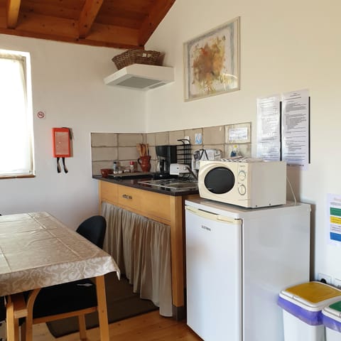 Family Cottage, 2 Bedrooms, Terrace (Casa da Alfarroba) | Private kitchen | Fridge, microwave, stovetop, coffee/tea maker