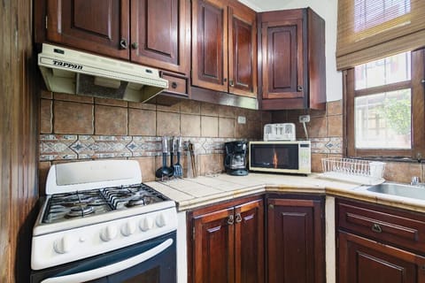 Family Villa, Accessible, Mountain View | Private kitchen | Fridge, microwave, oven, stovetop