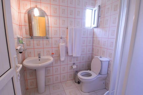 Triple Room | Bathroom | Shower, hair dryer, towels