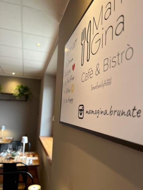 Breakfast and dinner served, Italian cuisine