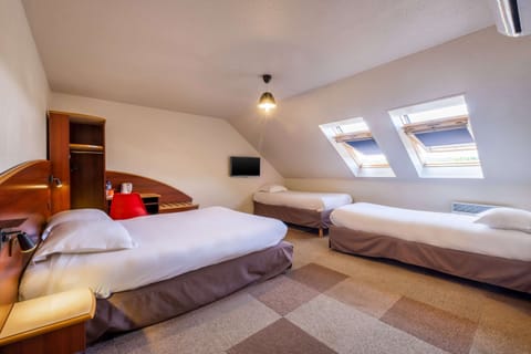 Memory foam beds, desk, blackout drapes, soundproofing