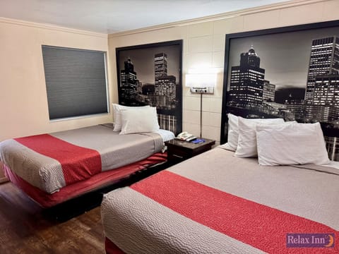 Standard Room, 2 Double Beds (Newly Redone) | Desk, blackout drapes, free WiFi, bed sheets