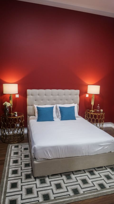 Standard Double Room, 1 Queen Bed, City View (Red) | Individually decorated, individually furnished, desk, blackout drapes