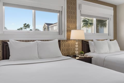 Suite, 2 Queen Beds | Pillowtop beds, in-room safe, desk, iron/ironing board