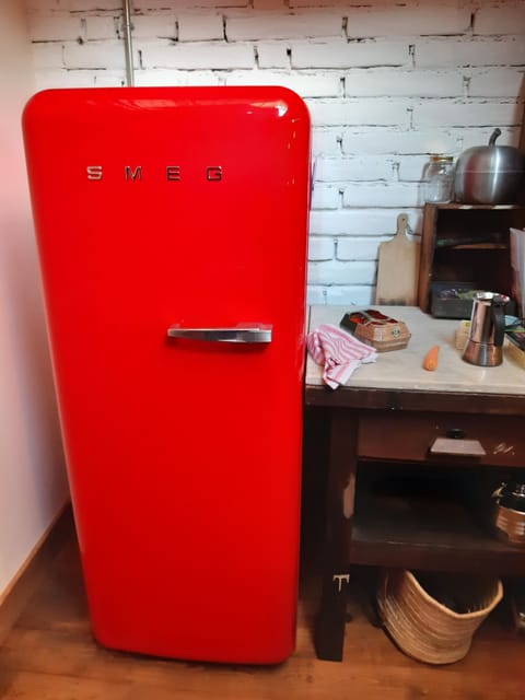 Family Loft | Private kitchen | Fridge, microwave, stovetop, espresso maker