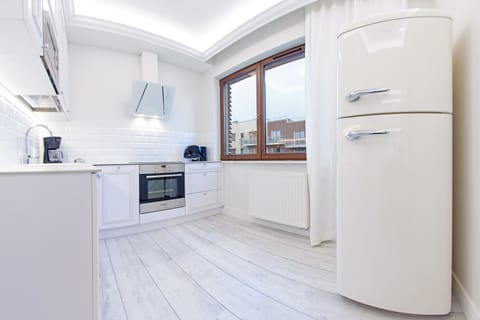 Apartment (C51) | Private kitchenette | Fridge, stovetop, electric kettle, highchair