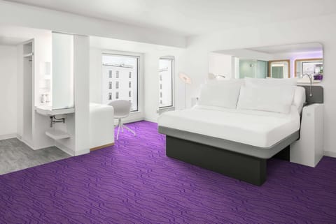 Room (First Class) | Premium bedding, memory foam beds, in-room safe, blackout drapes