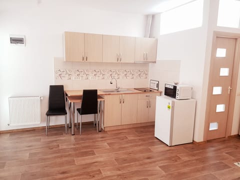 Apartament 15 | Private kitchenette | Full-size fridge, microwave, stovetop, dishwasher