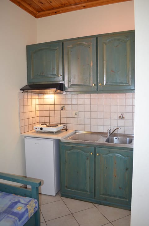 Apartment, 1 Bedroom | Private kitchen | Fridge, stovetop, cookware/dishes/utensils