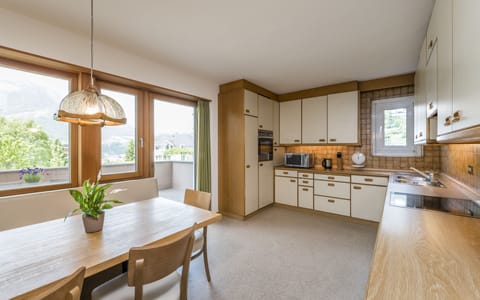 Panoramic Apartment, Garden View | Private kitchen