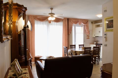 Flat-screen TV, DVD player