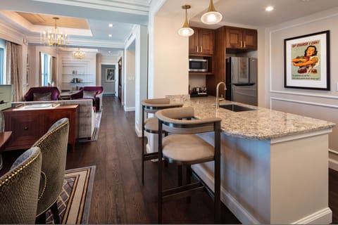 Suite, 1 King Bed (Eisenhower) | Private kitchen | Fridge, coffee/tea maker