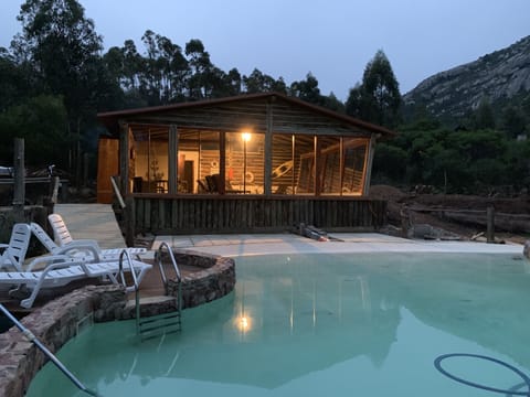 Indoor pool, outdoor pool