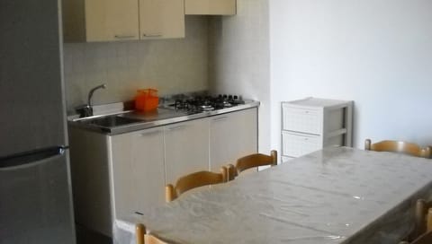 Apartment, 2 Bedrooms, Balcony, Garden View (Trilo A) | Private kitchenette | Fridge, stovetop, highchair, cookware/dishes/utensils