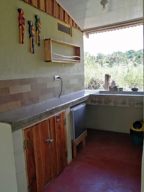 Double Room, 1 Double Bed, Garden View | Private kitchen | Cookware/dishes/utensils