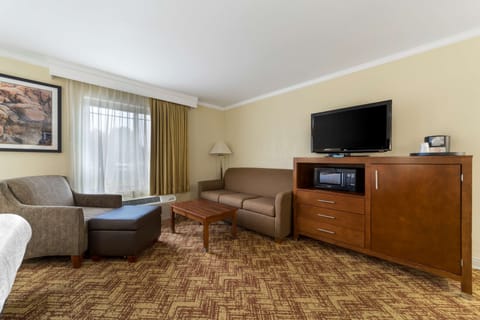 Suite, 1 King Bed, Non Smoking, Refrigerator & Microwave | In-room safe, iron/ironing board, WiFi, bed sheets