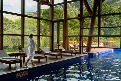 Indoor pool, outdoor pool