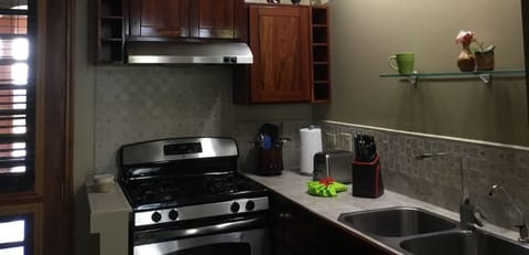 Deluxe Villa, Kitchen, Mountain View (#5 Ground Floor) | Private kitchen | Fridge, microwave, coffee/tea maker, cookware/dishes/utensils