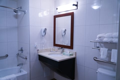 Deluxe Room | Bathroom | Combined shower/tub, free toiletries, hair dryer, towels