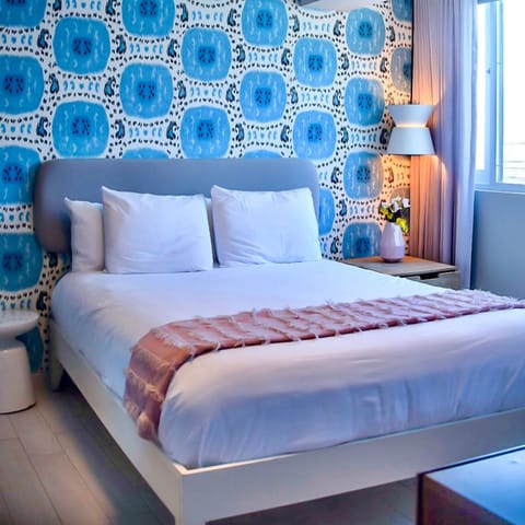 City Room | Premium bedding, pillowtop beds, individually decorated