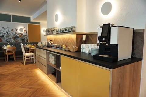 Daily buffet breakfast (EUR 12.50 per person)