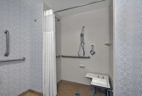 Room, 2 Queen Beds, Accessible, Non Smoking | Bathroom shower