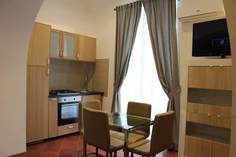 Apartment, 1 Bedroom | Private kitchen | Fridge, stovetop, coffee/tea maker, electric kettle