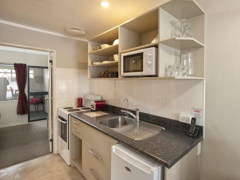 Standard Apartment, 1 Bedroom, Hot Tub | Private kitchen | Fridge, microwave, coffee/tea maker, electric kettle