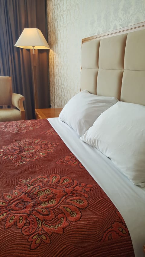 In-room safe, desk, iron/ironing board, free cribs/infant beds