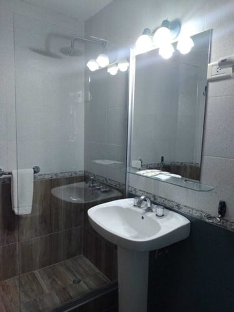 Standard Double Room | Bathroom | Combined shower/tub, hair dryer, bidet, towels