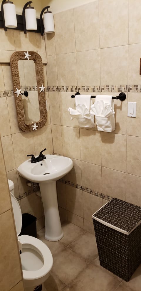 Deluxe Room | Bathroom | Shower, rainfall showerhead, free toiletries, hair dryer