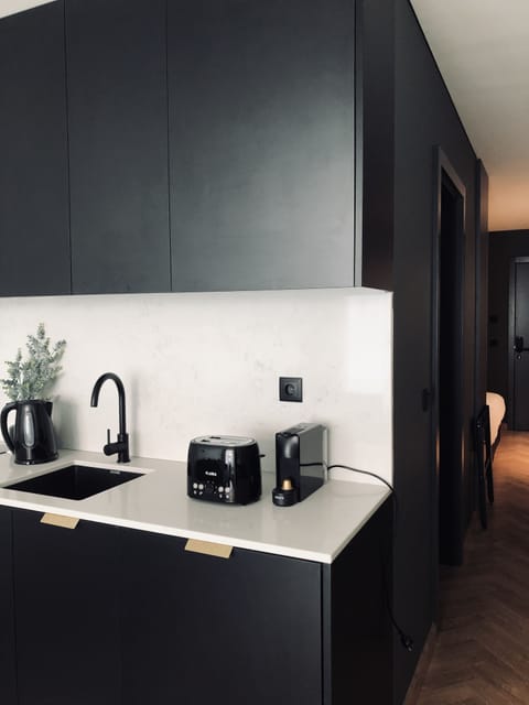 Cozy Studio, City View (4 pax) | Private kitchen | Fridge, microwave, oven, stovetop