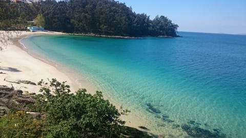 Beach nearby, white sand