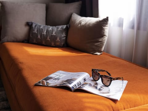 Superior Room (1 Queen Bed and 2 Single Sofa Beds) | Premium bedding, in-room safe, desk, laptop workspace