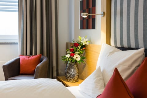 Double Room | Hypo-allergenic bedding, minibar, in-room safe, individually decorated