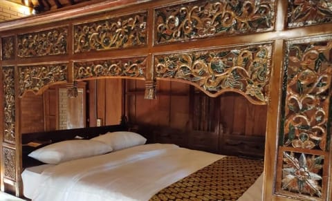 Desk, blackout drapes