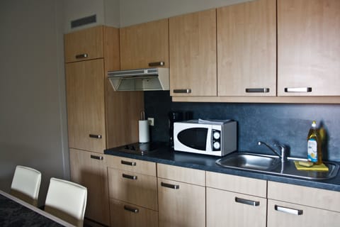 Family Room (4 persons) | Private kitchenette | Fridge, microwave, coffee/tea maker, electric kettle