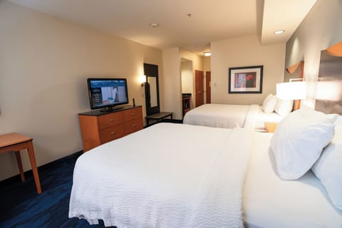 Room, 2 Queen Beds (Mobility/Hearing Accessible, Tub) | In-room safe, iron/ironing board, travel crib, free WiFi